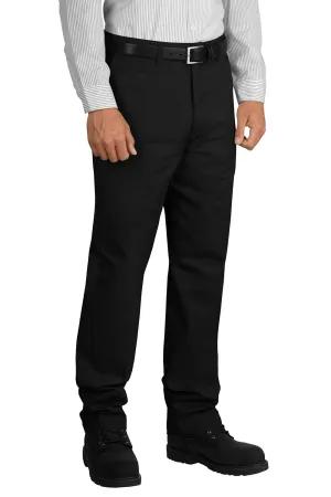 Red Kap Herren Industrie-Hose mit knitterfreier Funktion und Taschen - Schwarz