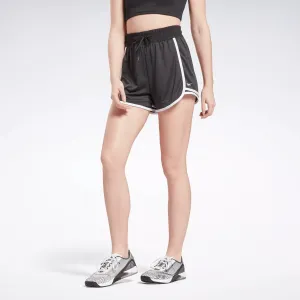 Reebok Damen Workout Ready High-Rise Shorts Schwarz Reebok