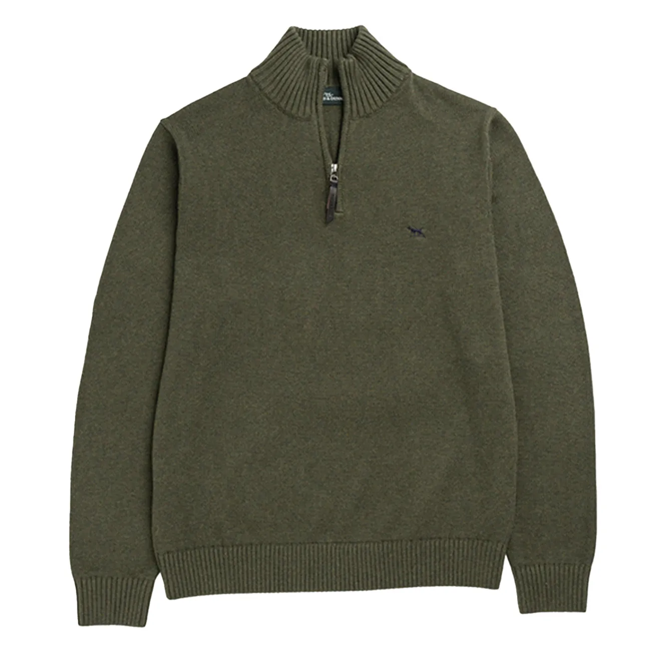 Rodd and Gunn Merrick Bay Reißverschluss-Hals Pullover Loden