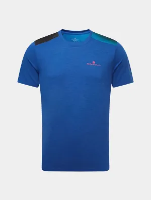 Ronhill Herren Life S/S T-Shirt Blau