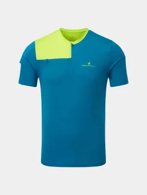 Ronhill Herren Tech Ultra Laufshirt mit ½-Zip