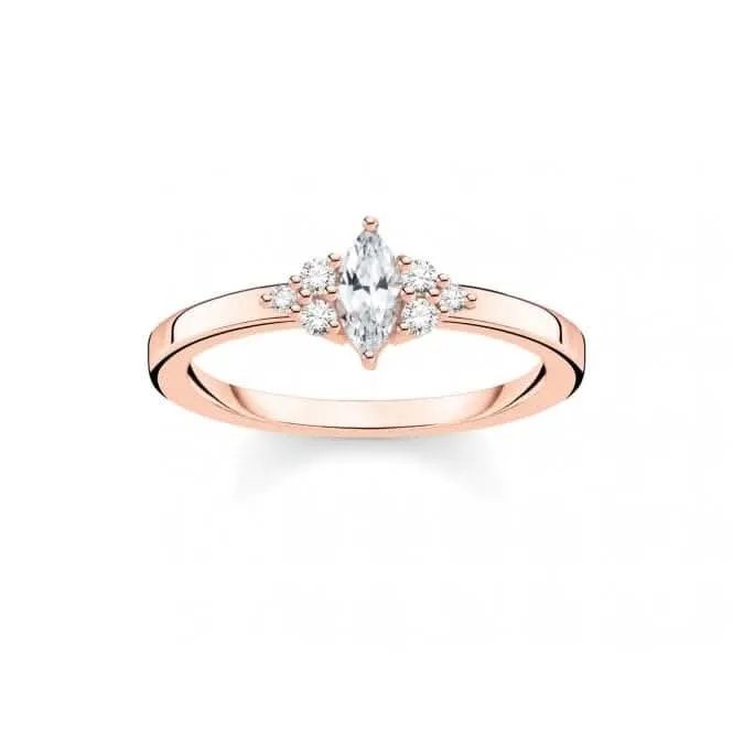 Roségold Vintage Zirkonia Steckring TR2325-416-14 Thomas Sabo Ringe