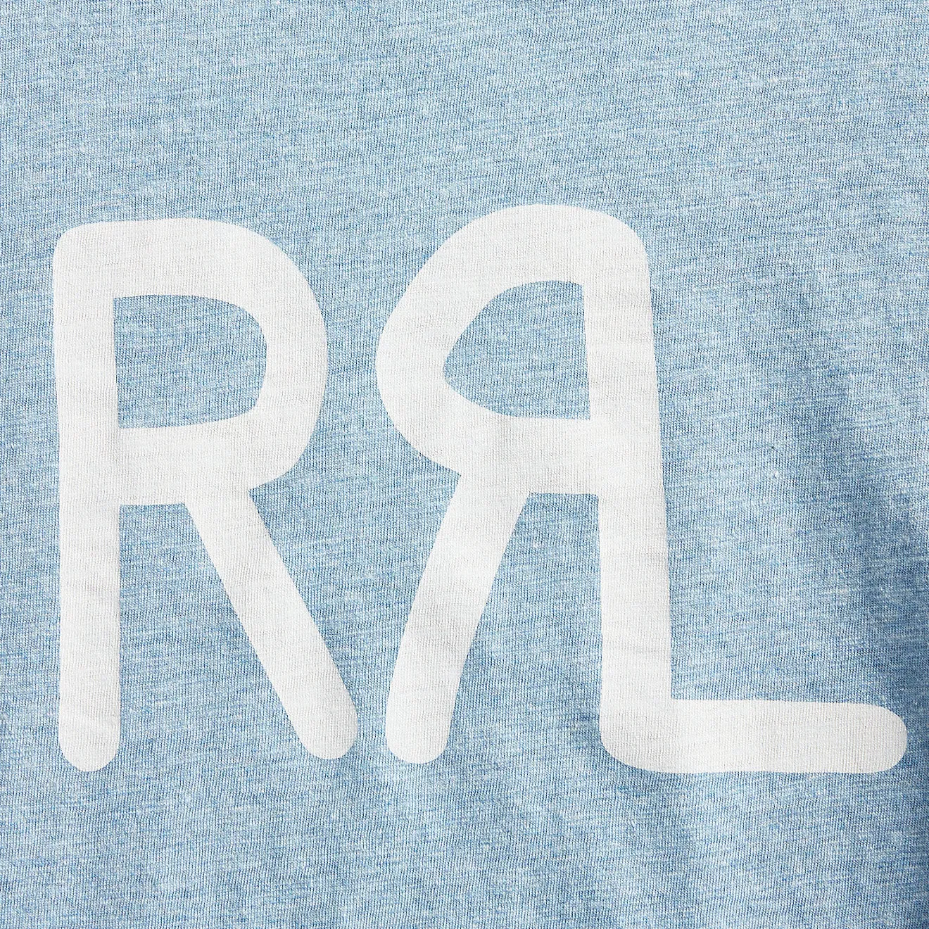 RRL von Ralph Lauren Logo Jersey T-Shirt Heather Blau