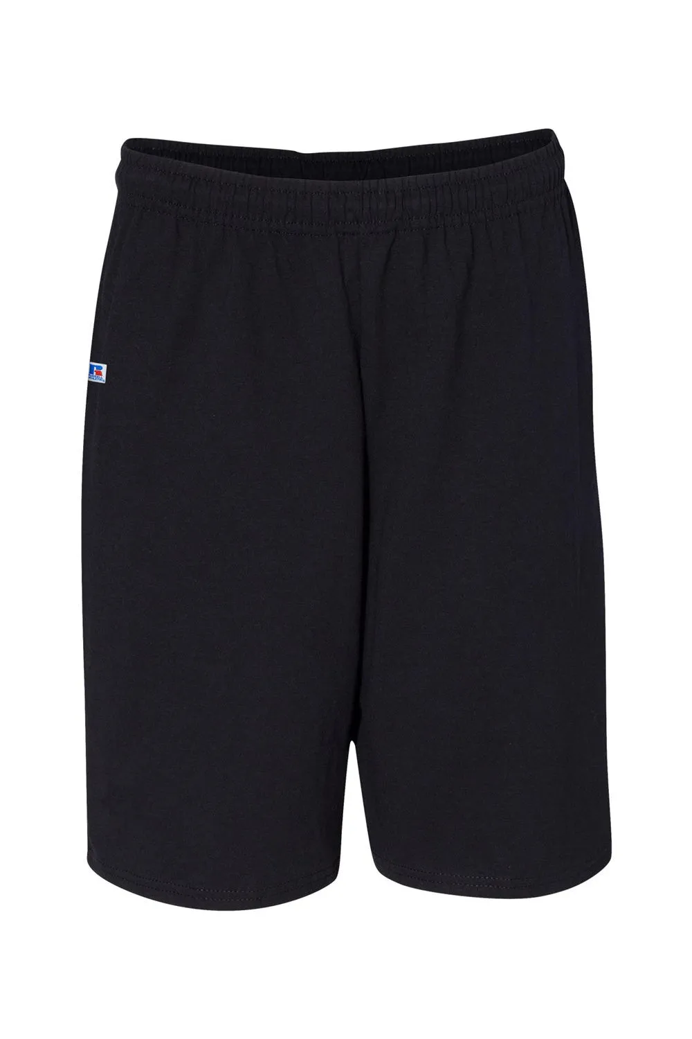 Russell Athletic Herren Classic Jersey Shorts mit Taschen - Schwarz