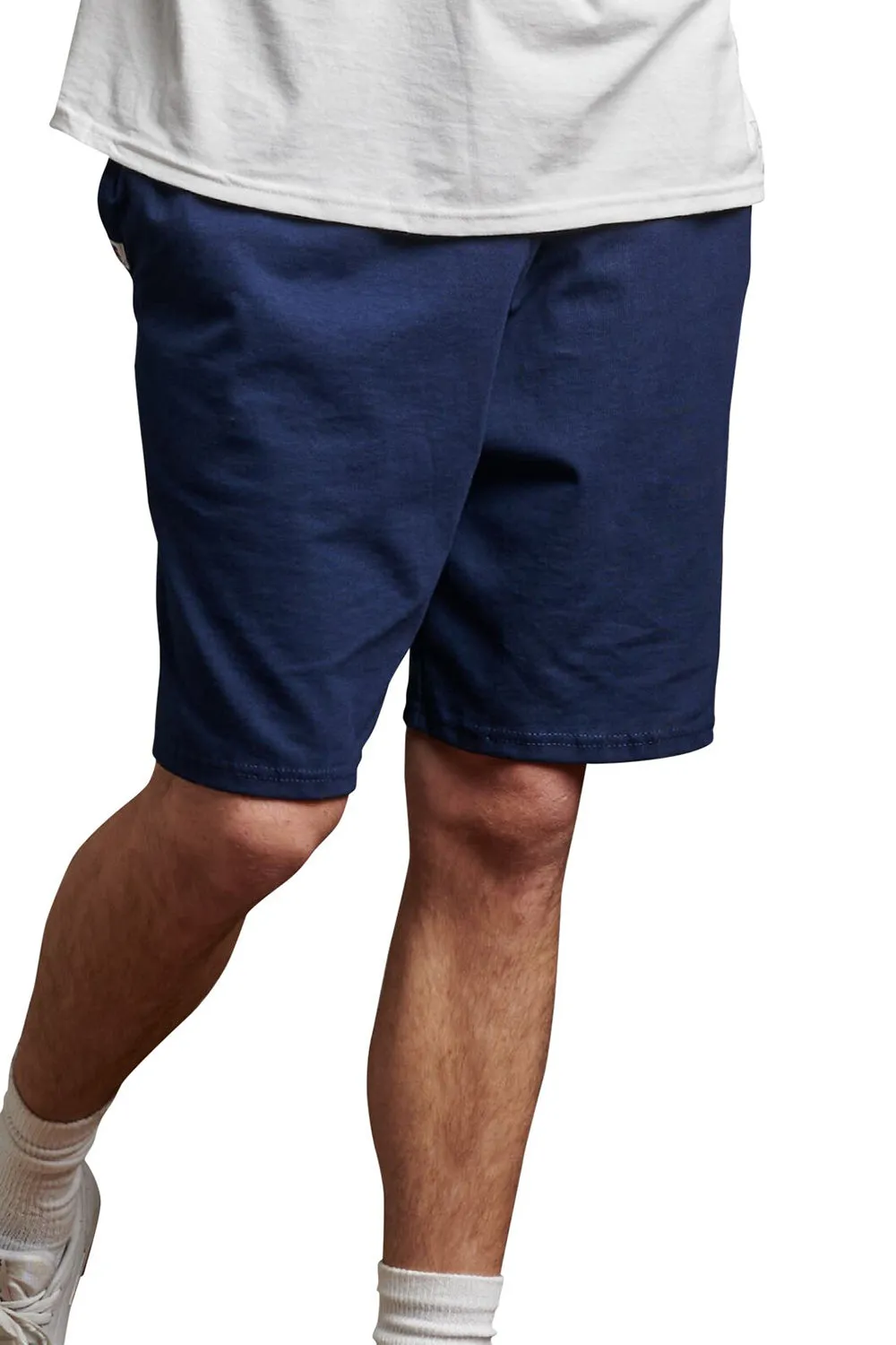 Russell Athletic Herren Classic Jersey Shorts mit Taschen - Marineblau