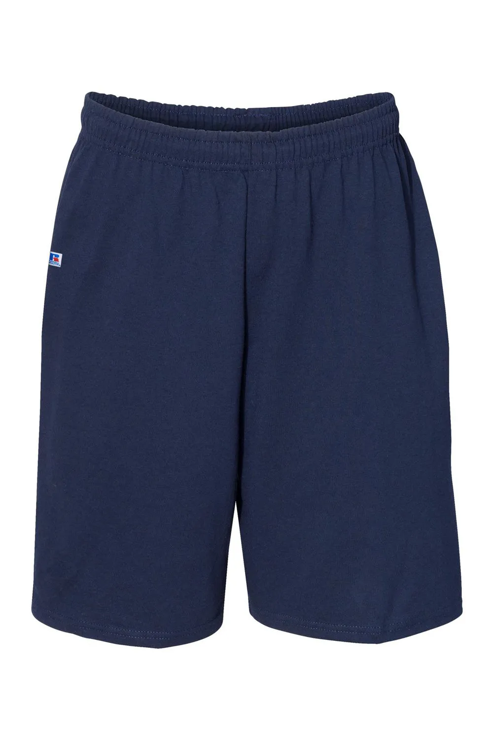 Russell Athletic Herren Classic Jersey Shorts mit Taschen - Marineblau