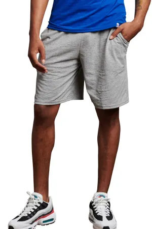 Russell Athletic Herren Classic Jersey Shorts mit Taschen - Oxford Grau