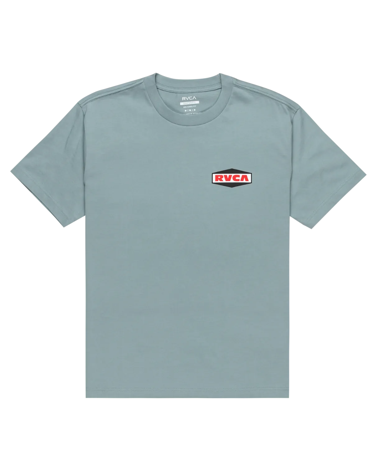 RVCA Logo T-Shirt in Bleigrau