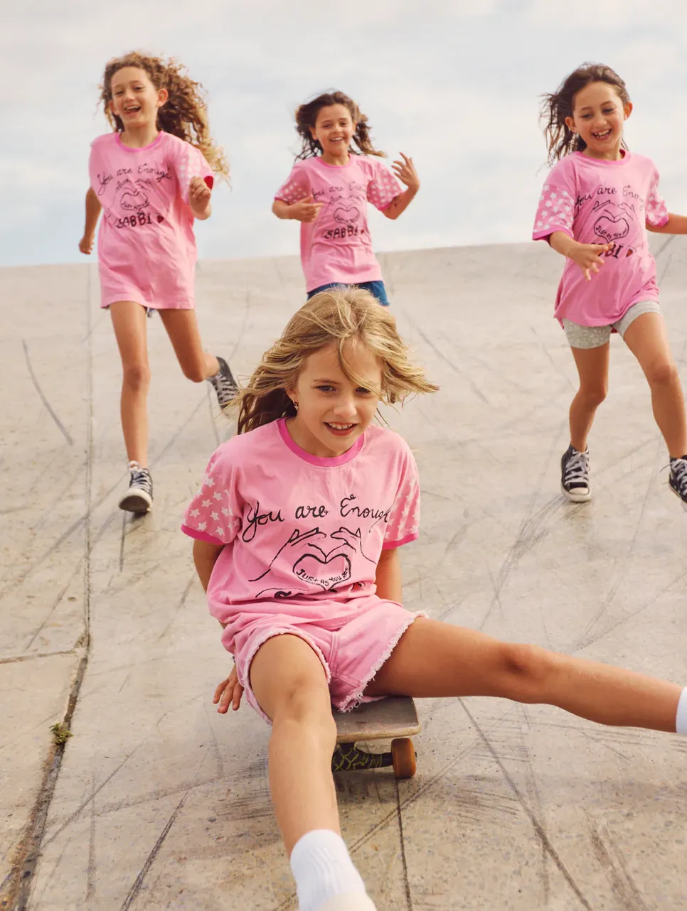 SABBI Du bist genug Kinder T-Shirt - Rosa