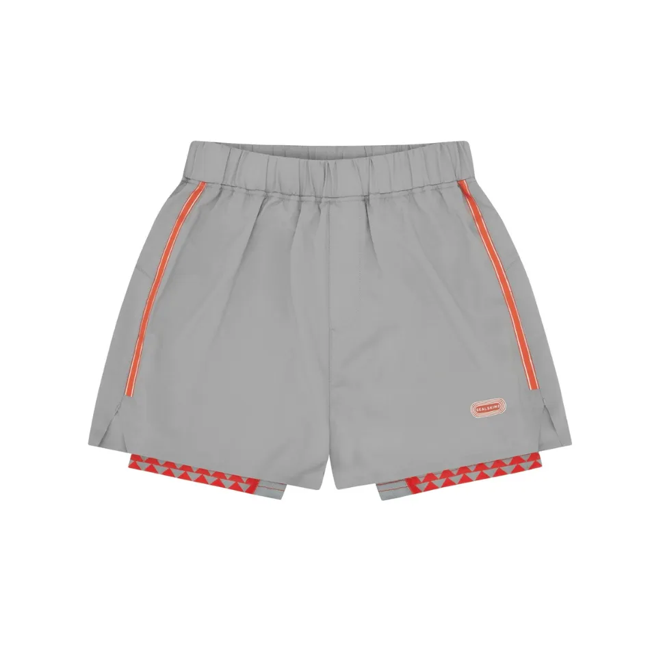 Sealskinz Belton Damen Quick-Dry Laufshorts mit Unterhose in Orange SS25