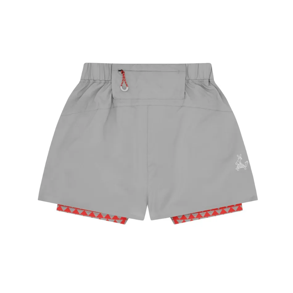 Sealskinz Belton Damen Quick-Dry Laufshorts mit Unterhose in Orange SS25