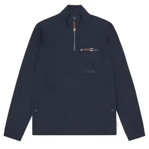 Sealskinz Bunwell Halbzipfelfunnelpullover Marineblau