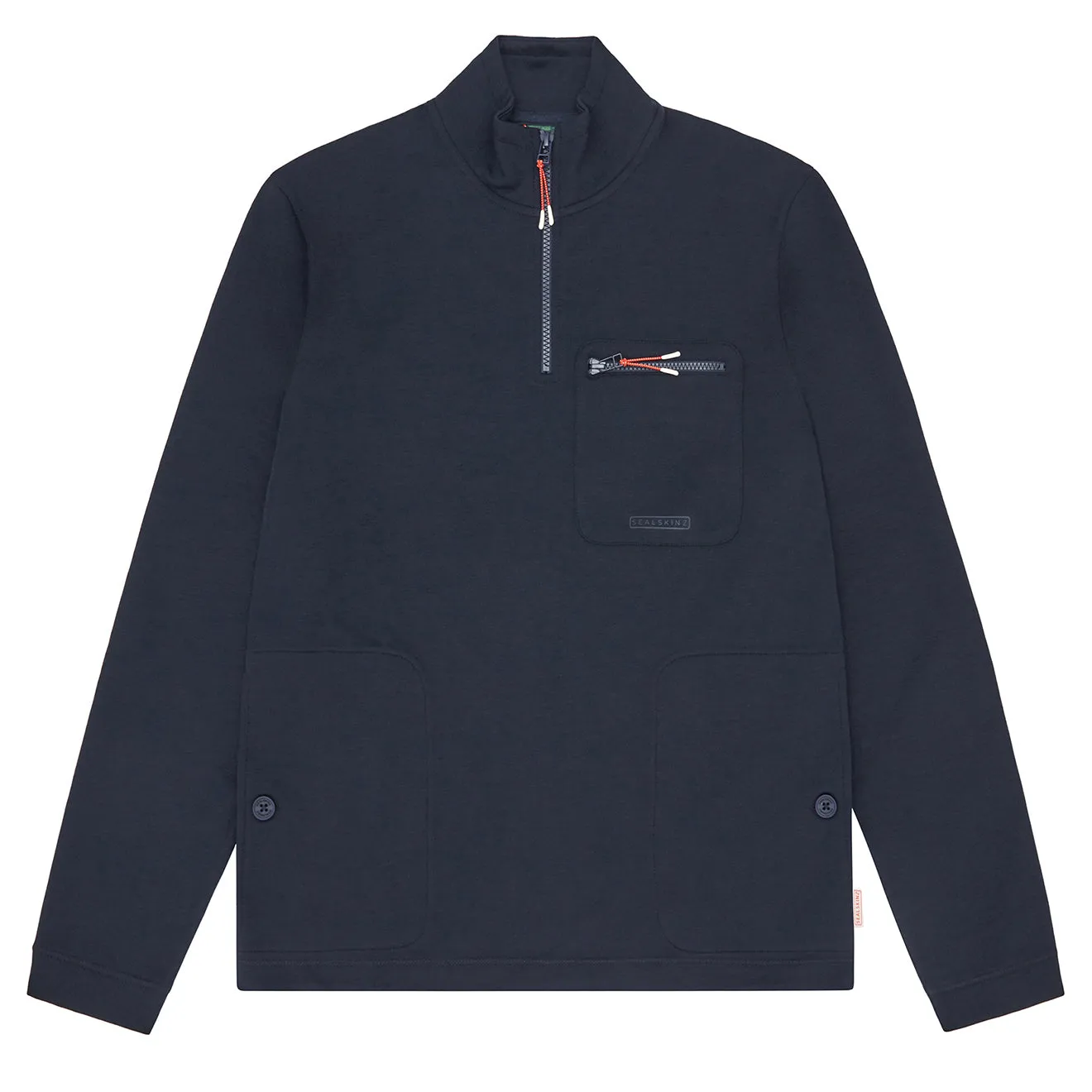 Sealskinz Bunwell Halbzipfelfunnelpullover Marineblau