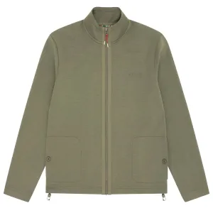 Sealskinz Tibenham wasserabweisendes Sweatshirt mit Vollreißverschluss Grün