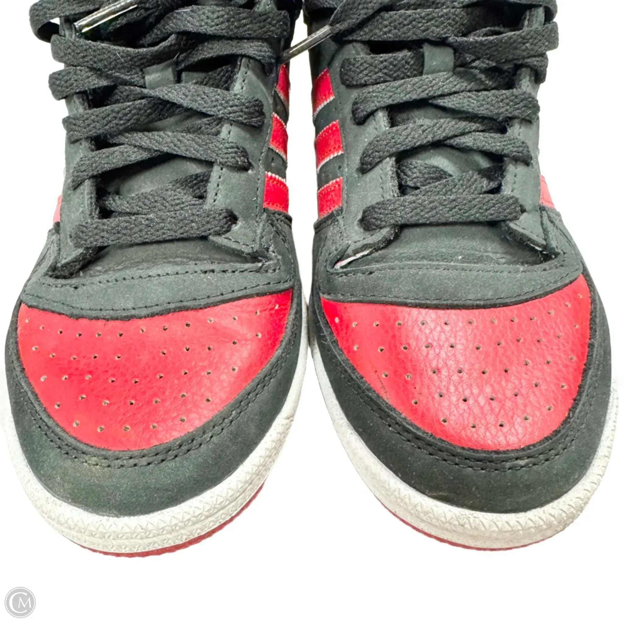 Schuhe Sneakers von Adidas in Schwarz & Rot, Größe: 7