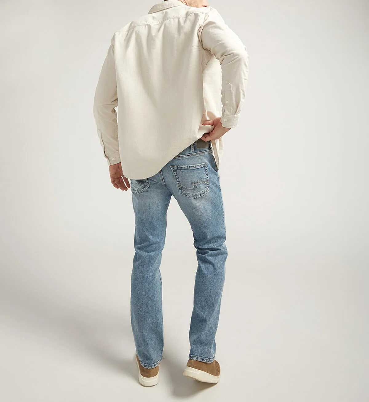 Silver Allan Slim Fit Gerade Bein
