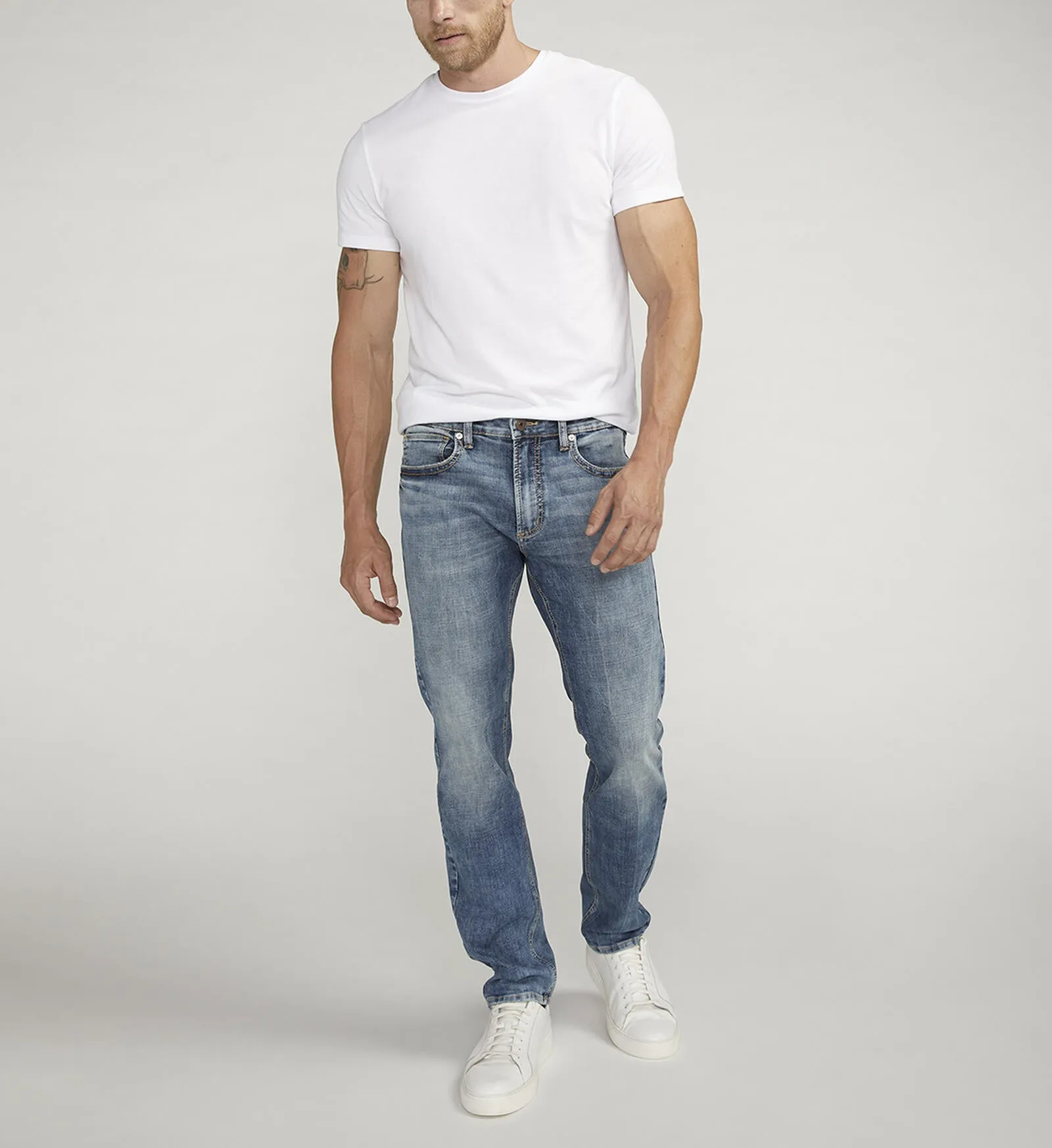 Silver Konrad Slim Fit Jeans mit schmaler Beinpassform