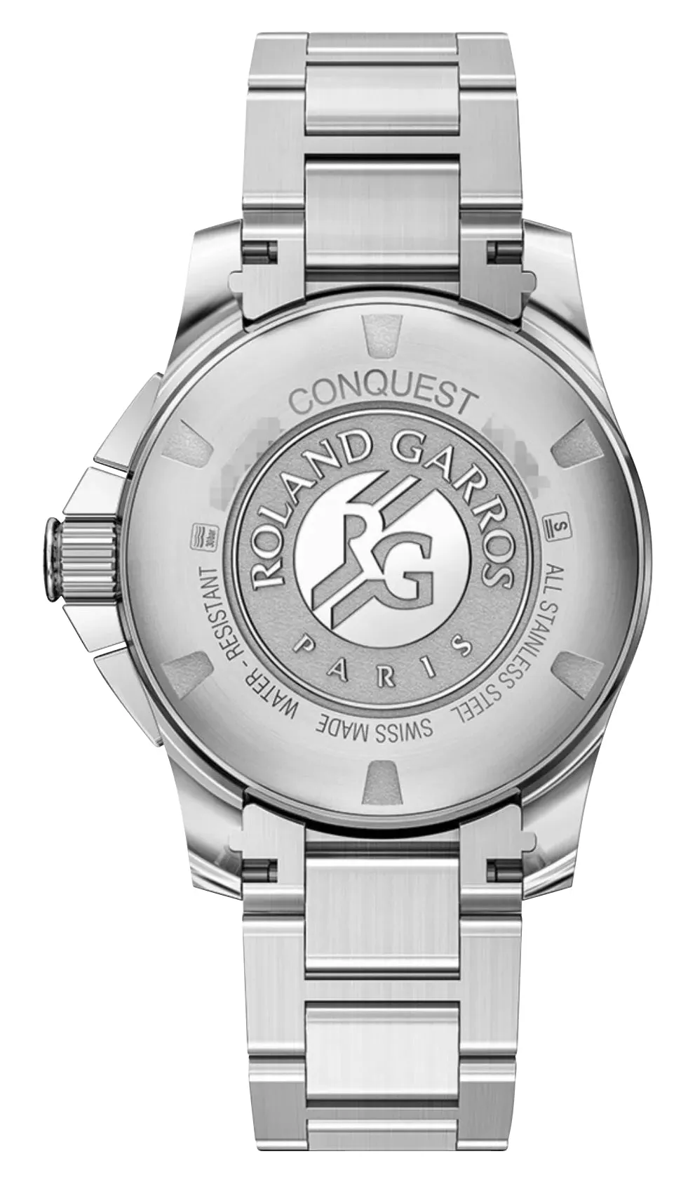 Sonderausgabe Longines Conquest 1/100 Roland Garros Chronograph Edelstahl Graues Zifferblatt Datum Taucher Quarz Herrenuhr L3.700.4.79.6 Longines Uhren
