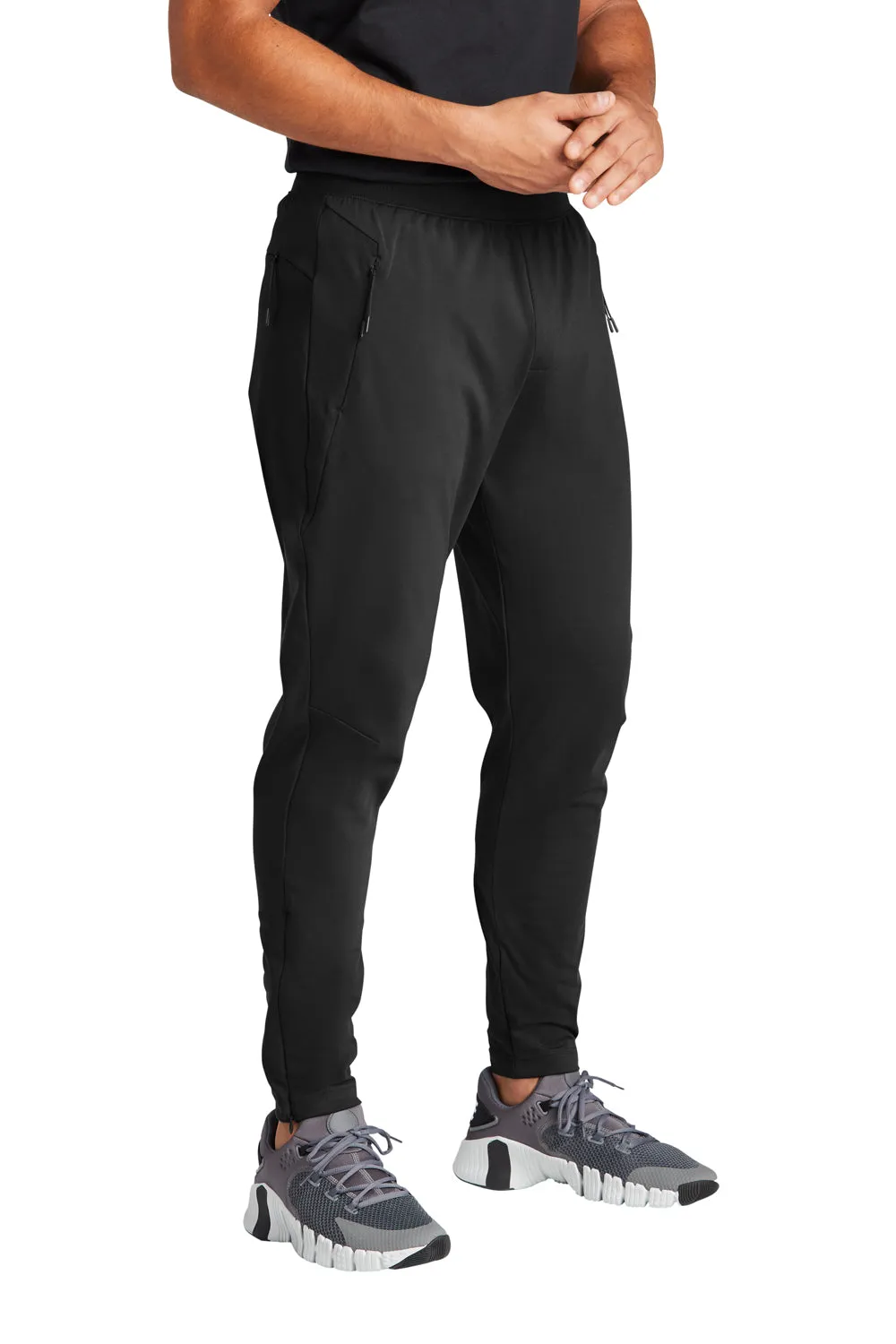 Sport-Tek Herren Circuit Joggerhose mit Taschen - Tiefschwarz
