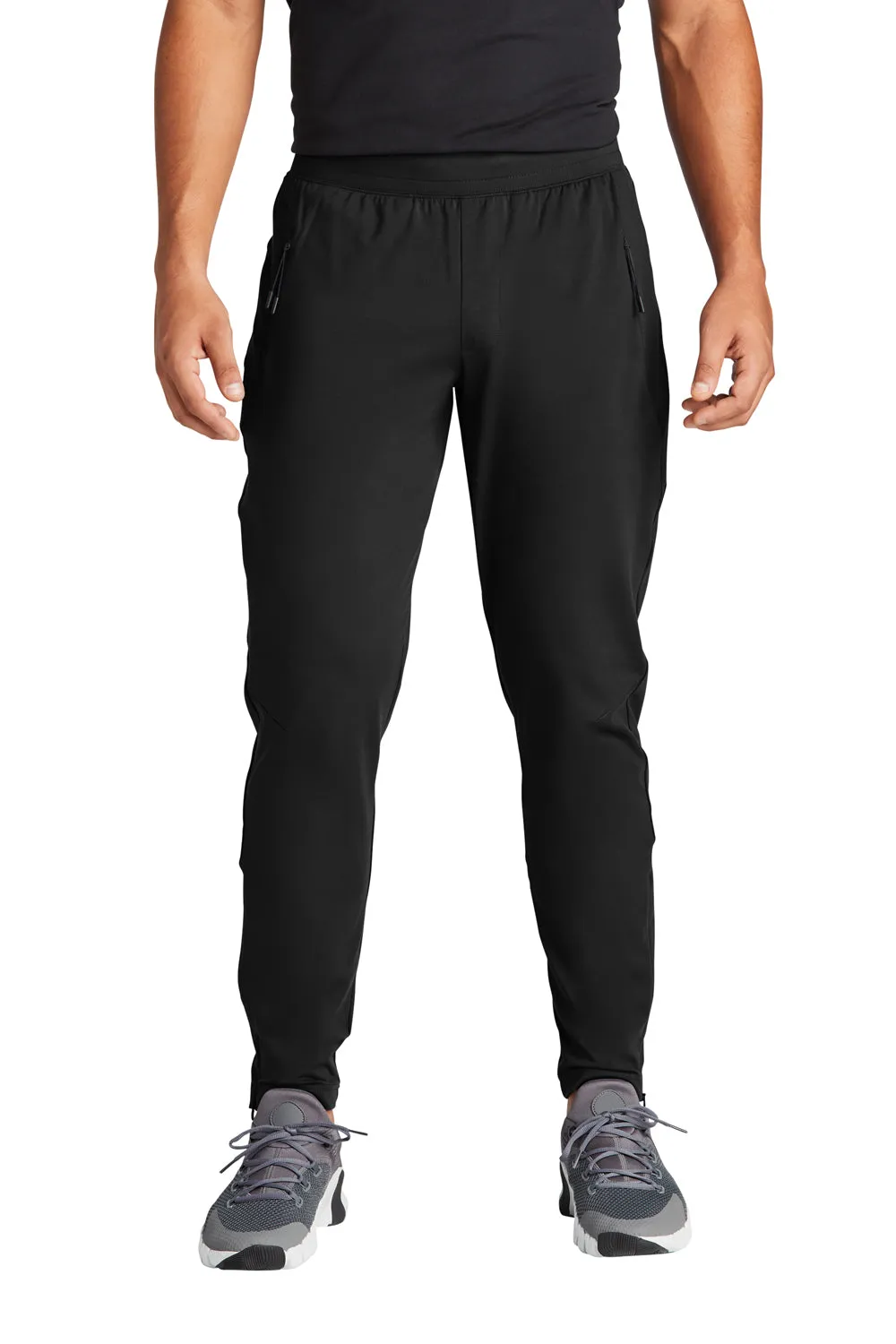 Sport-Tek Herren Circuit Joggerhose mit Taschen - Tiefschwarz
