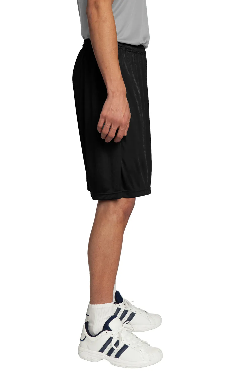 Sport-Tek Herren Competitor Feuchtigkeitstransportierende Shorts - Schwarz