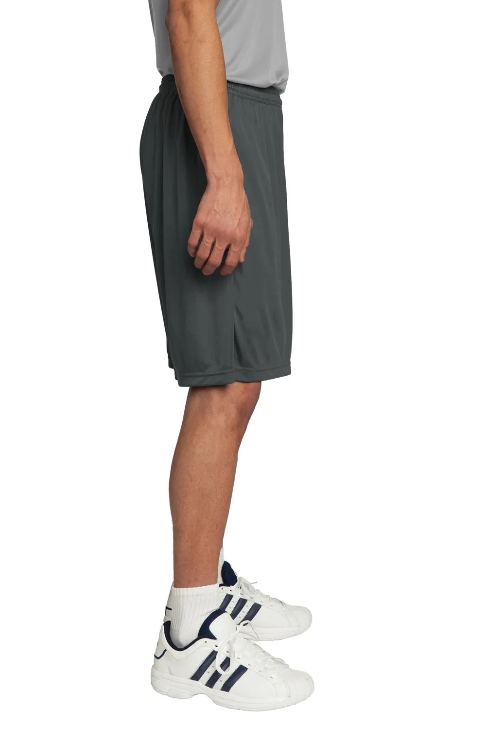 Sport-Tek Herren Competitor Feuchtigkeitstransportierende Shorts - Eisengrau