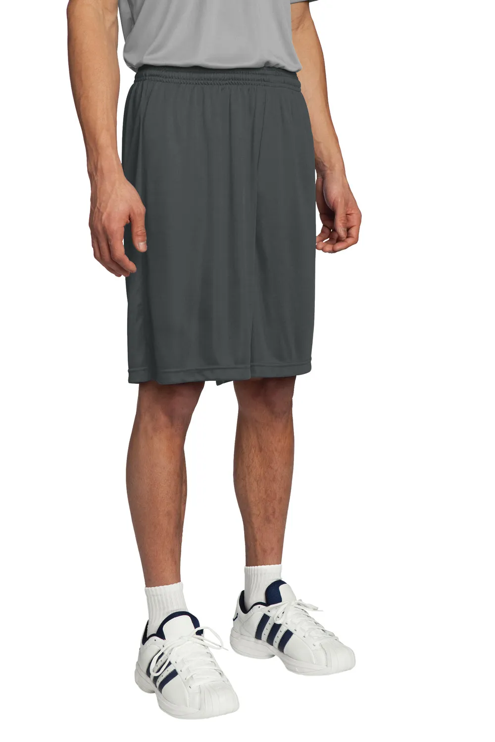 Sport-Tek Herren Competitor Feuchtigkeitstransportierende Shorts - Eisengrau