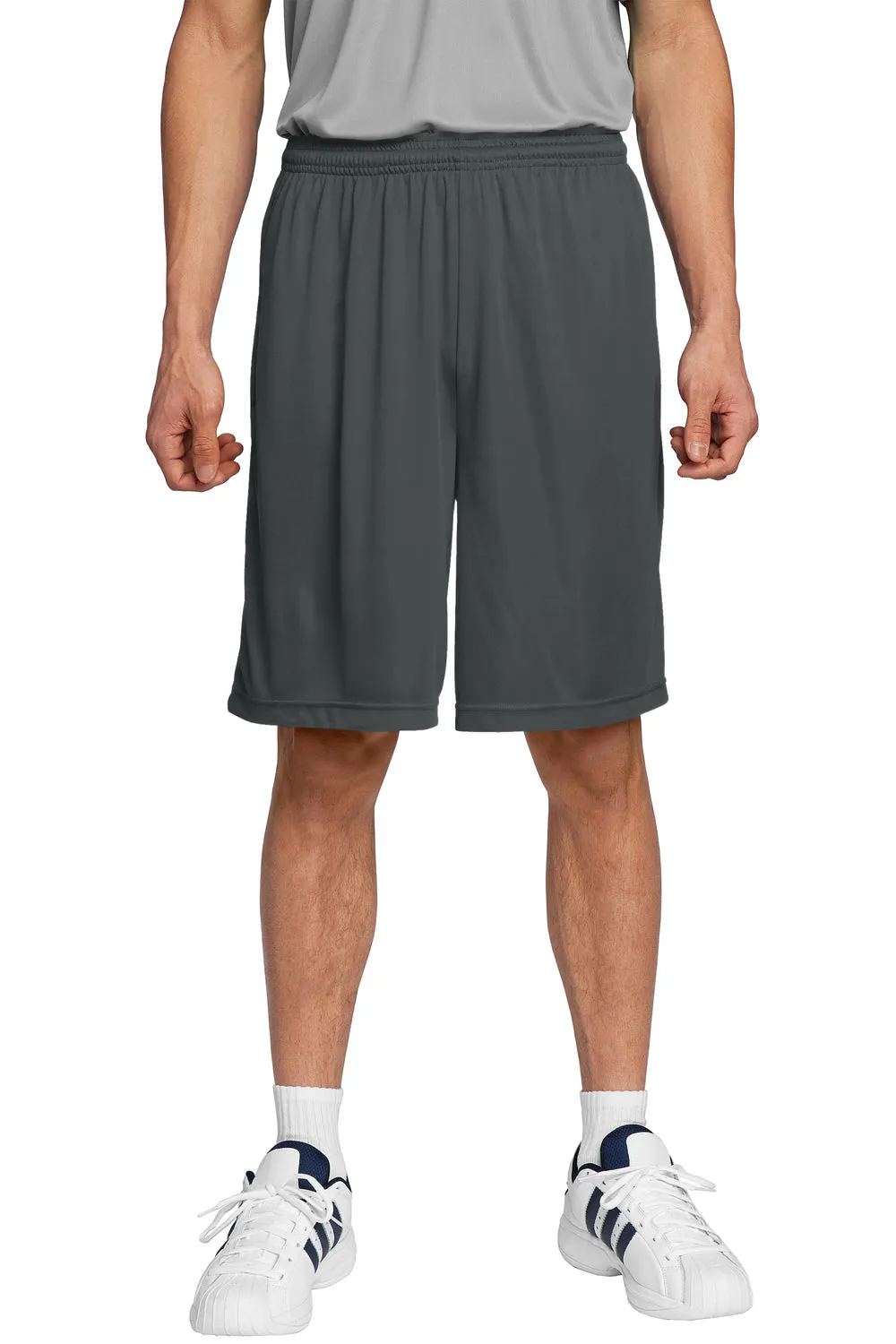 Sport-Tek Herren Competitor Feuchtigkeitstransportierende Shorts - Eisengrau