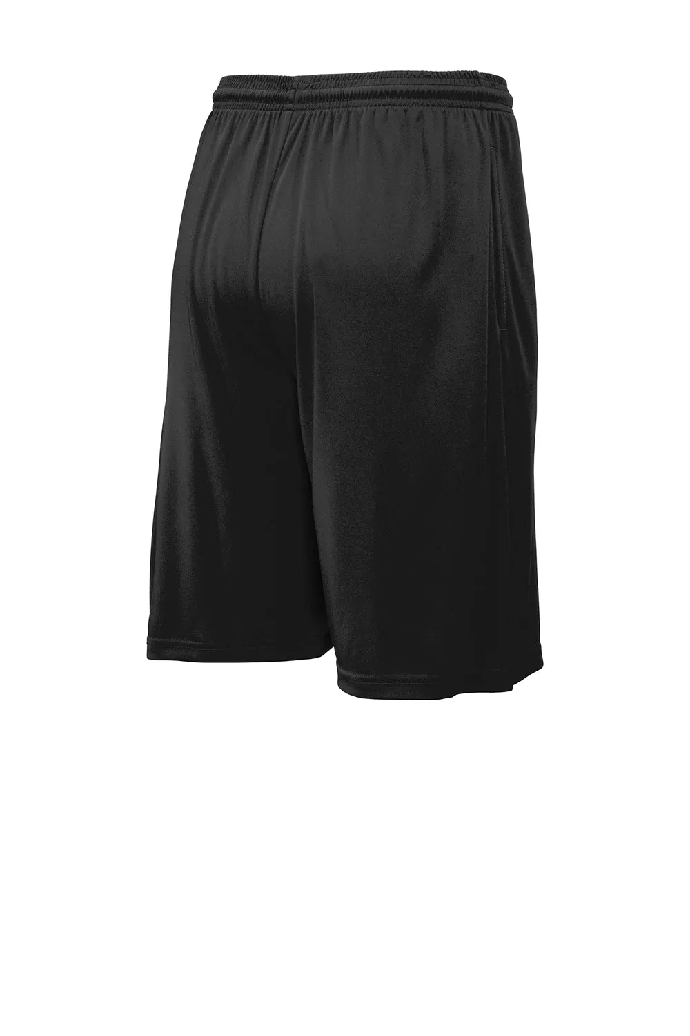 Sport-Tek Herren Competitor Feuchtigkeitstransportierende Shorts mit Taschen - Schwarz