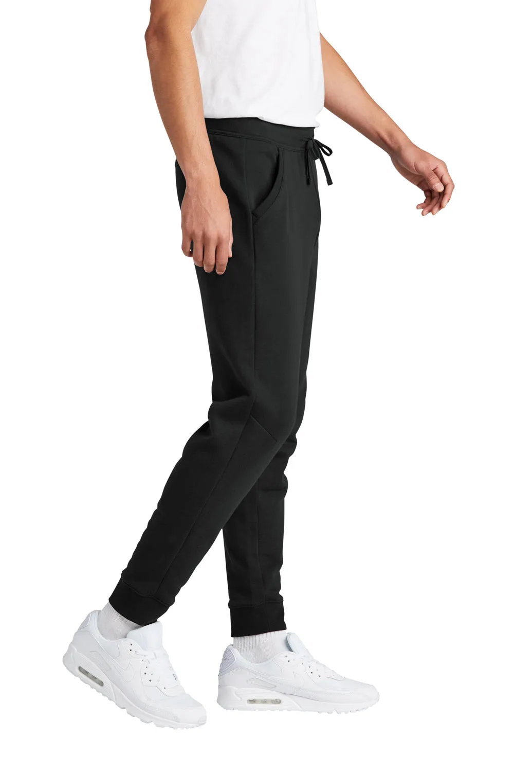 Sport-Tek Herren Drive Fleece Joggerhose mit Taschen - Schwarz