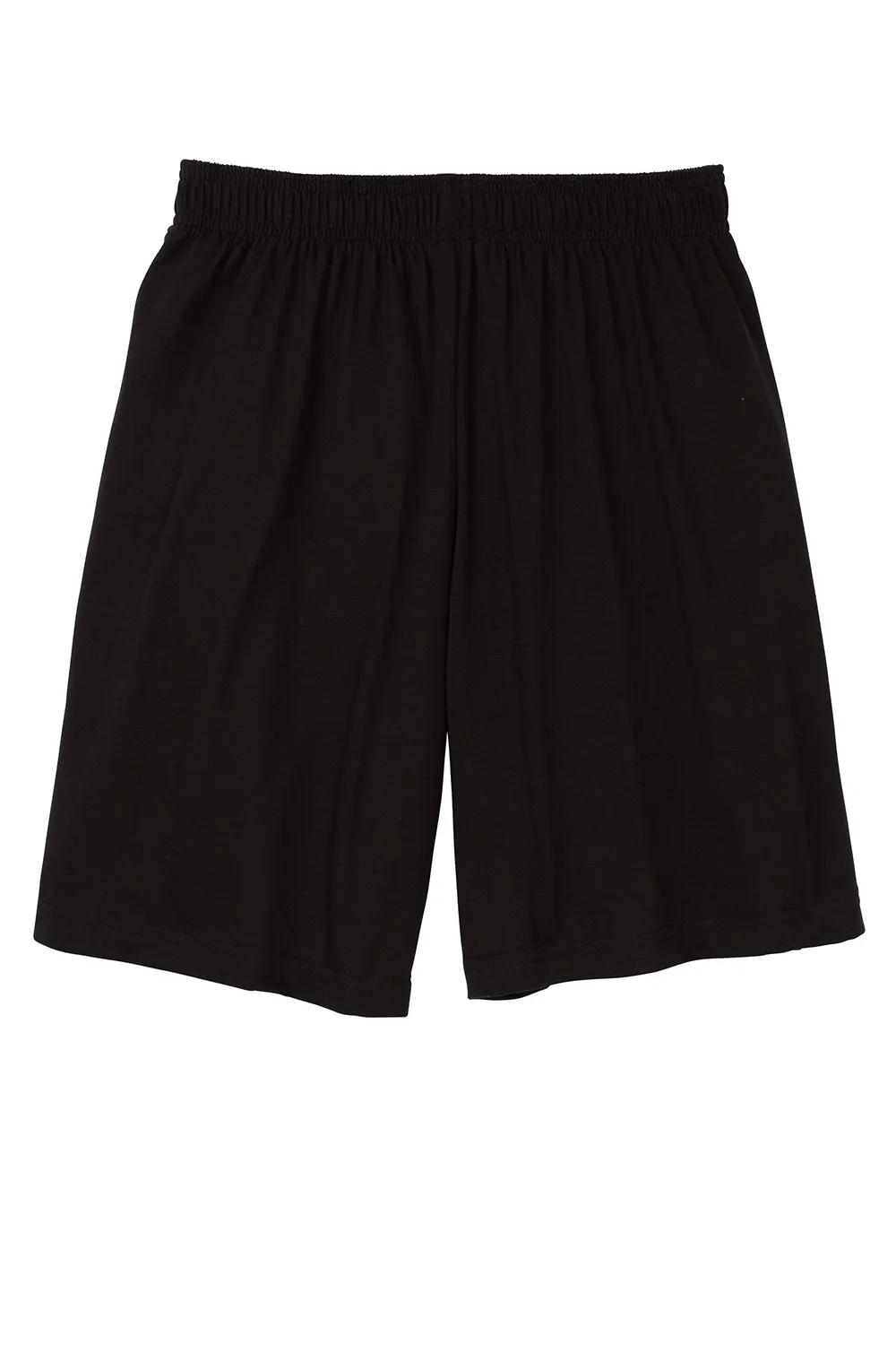 Sport-Tek Herren Jersey-Strick Shorts mit Taschen - Schwarz