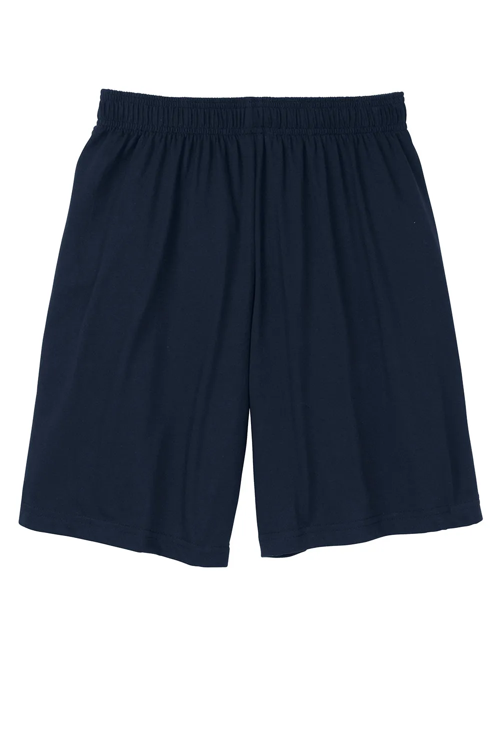Sport-Tek Herren-Jersey-Shorts mit Taschen - Echt Marineblau
