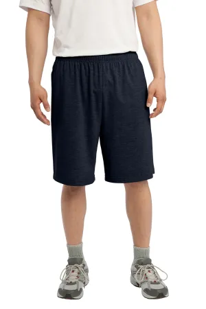 Sport-Tek Herren-Jersey-Shorts mit Taschen - Echt Marineblau