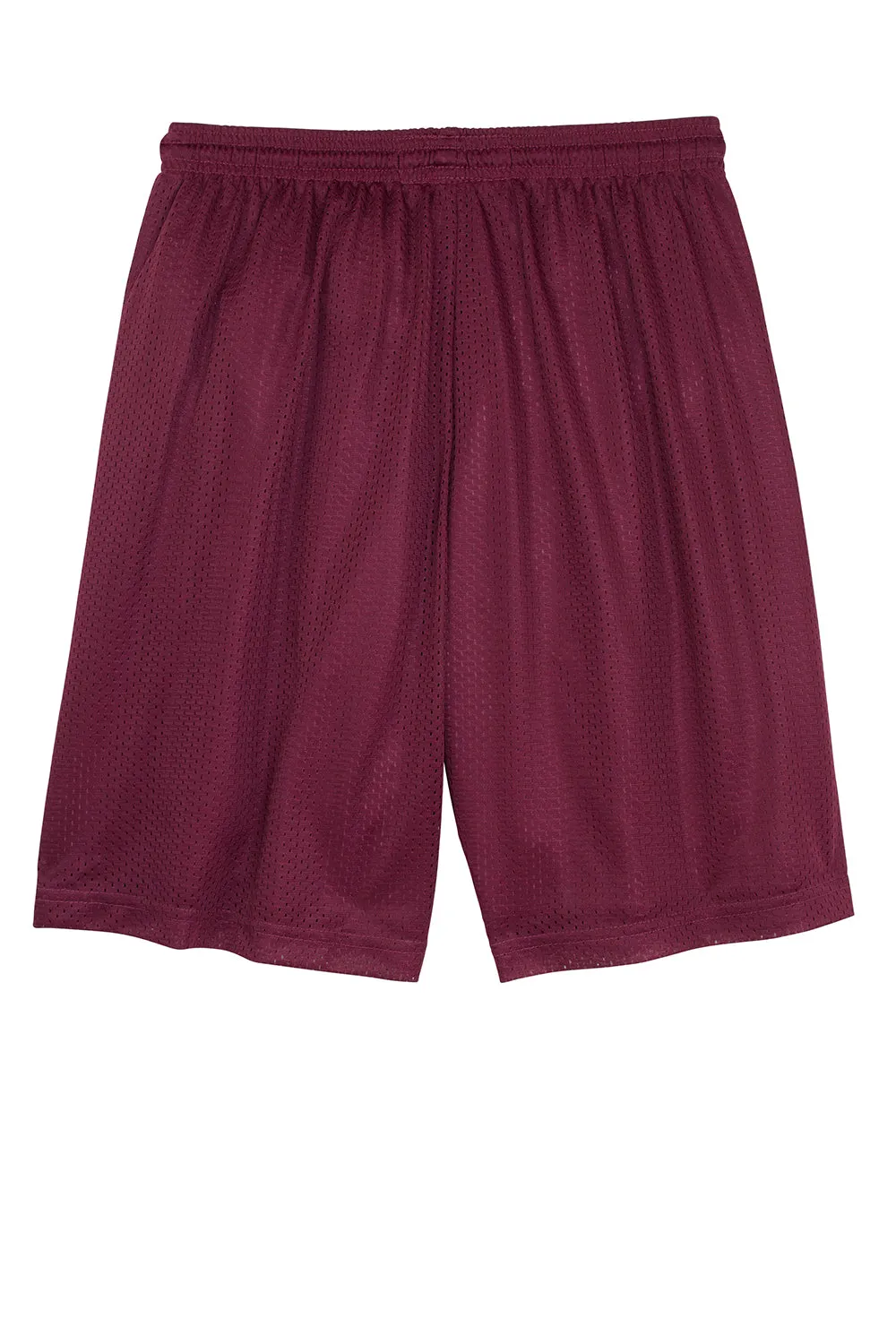 Sport-Tek Herren Feuchtigkeitstransportierende Classic Mesh Shorts - Kastanienbraun - Ausverkauf