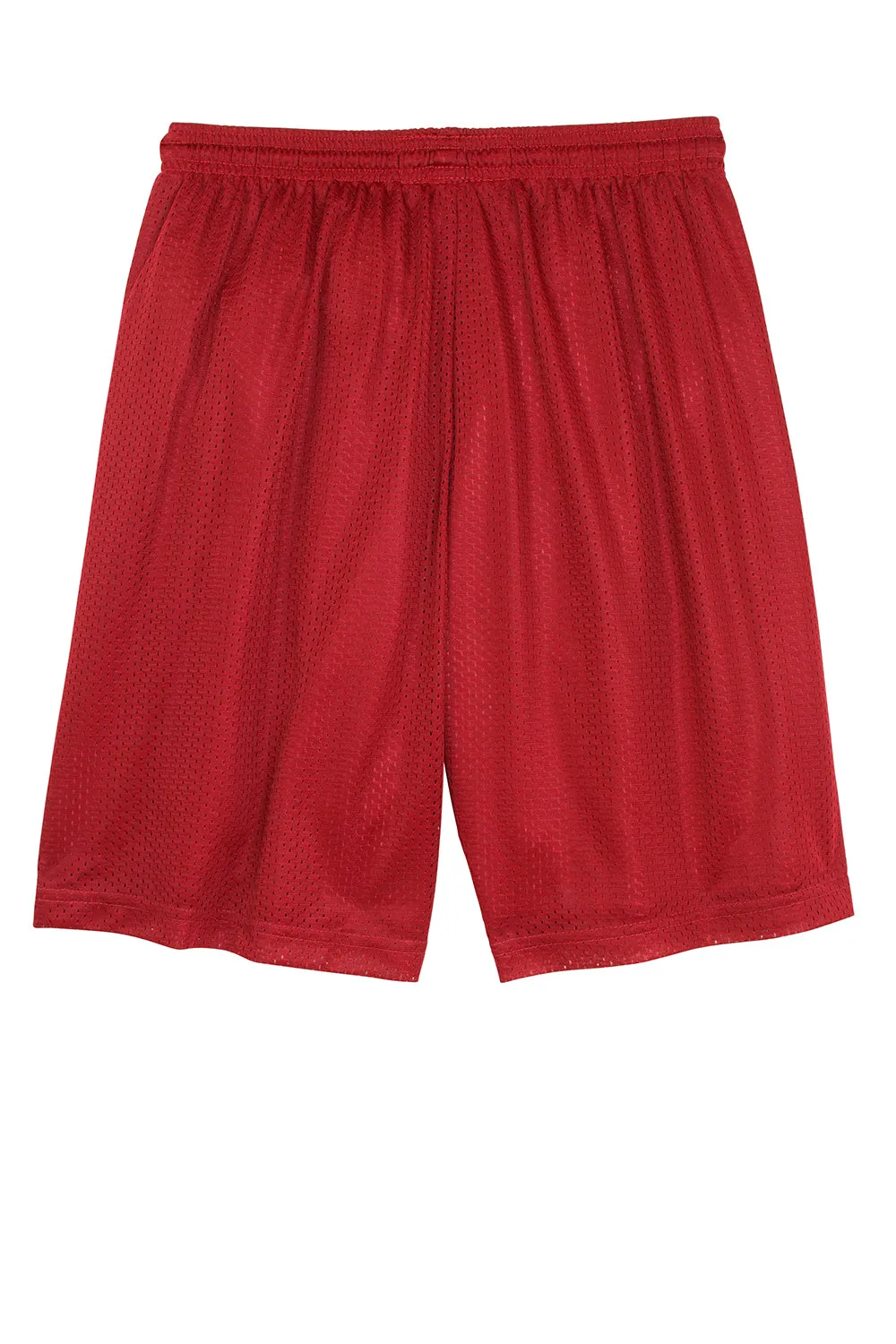 Sport-Tek Herren Feuchtigkeitstransportierende Classic Mesh Shorts - Echtes Rot - Ausverkauf