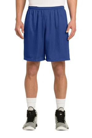 Sport-Tek Herren Feuchtigkeitstransportierende Classic Mesh Shorts - Echtes Königsblau - Ausverkauf