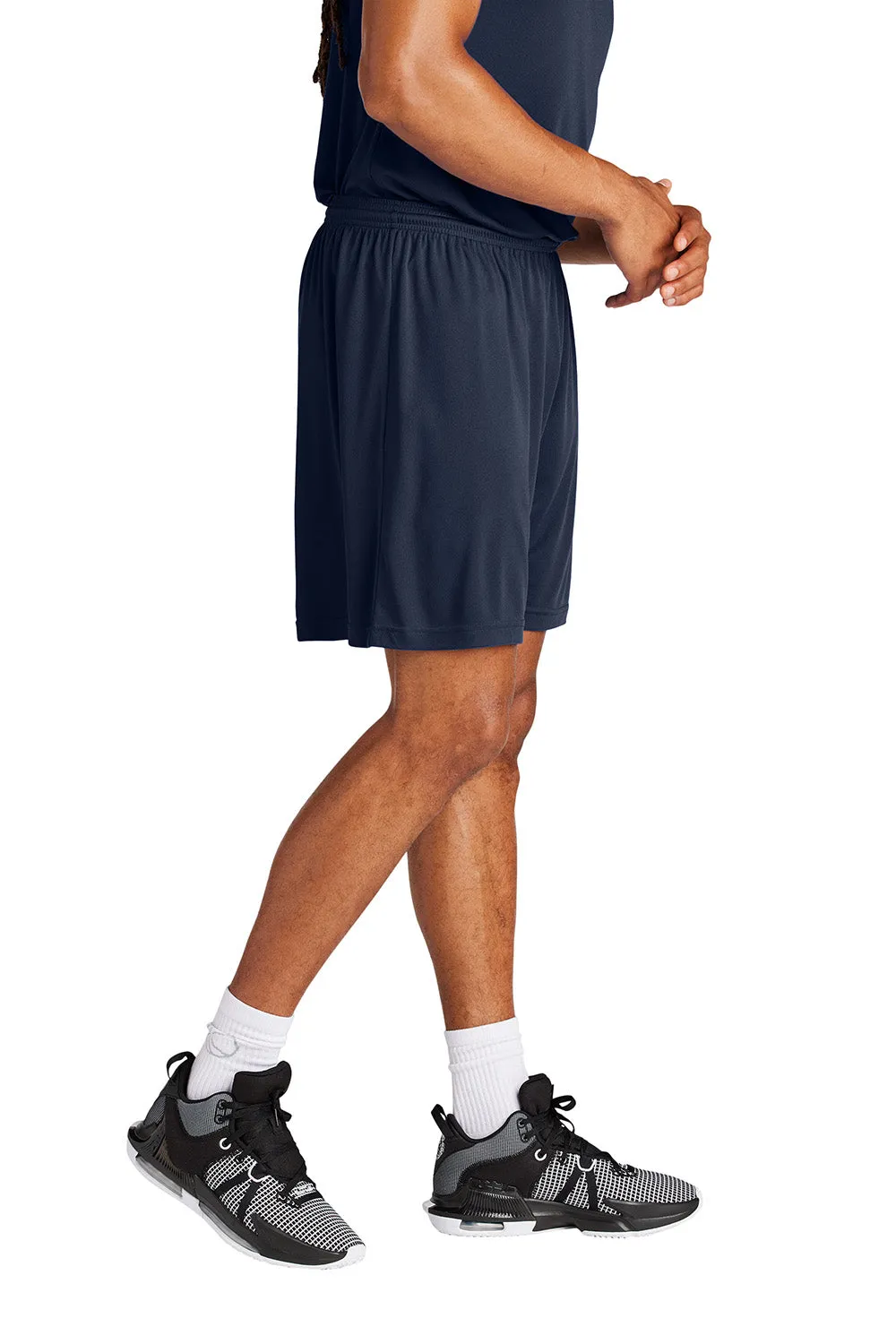 Sport-Tek Herren Feuchtigkeitstransportierende Wettkampf-Sportshorts - Echt Marineblau