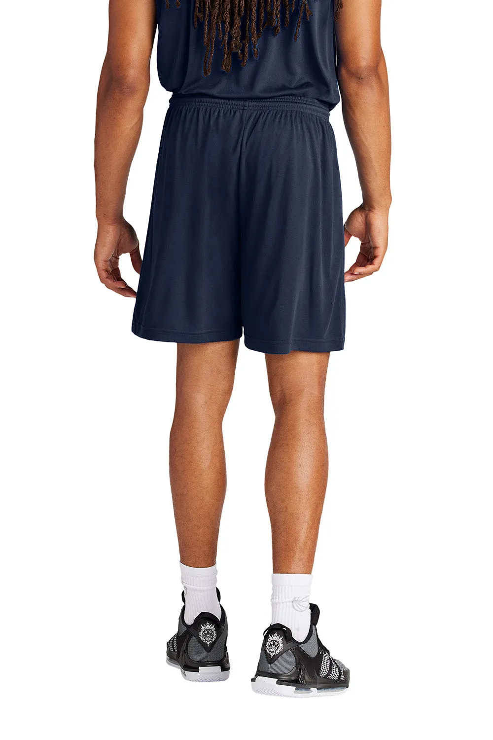 Sport-Tek Herren Feuchtigkeitstransportierende Wettkampf-Sportshorts - Echt Marineblau