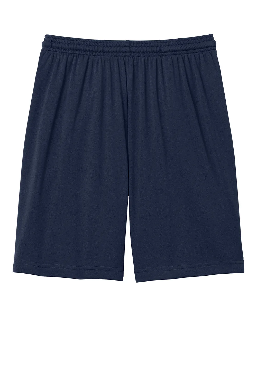Sport-Tek Herren Feuchtigkeitstransportierende Wettkampf-Sportshorts mit Taschen - Echt Marineblau