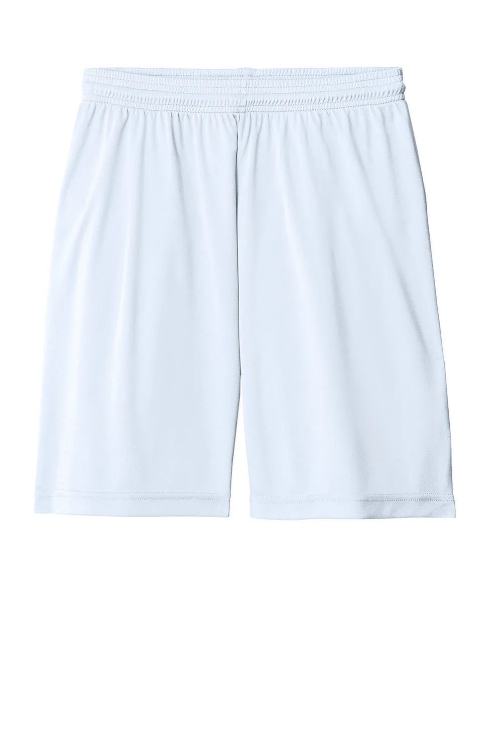 Sport-Tek Herren Feuchtigkeitstransportierende Wettkampf-Sportshorts - Weiß