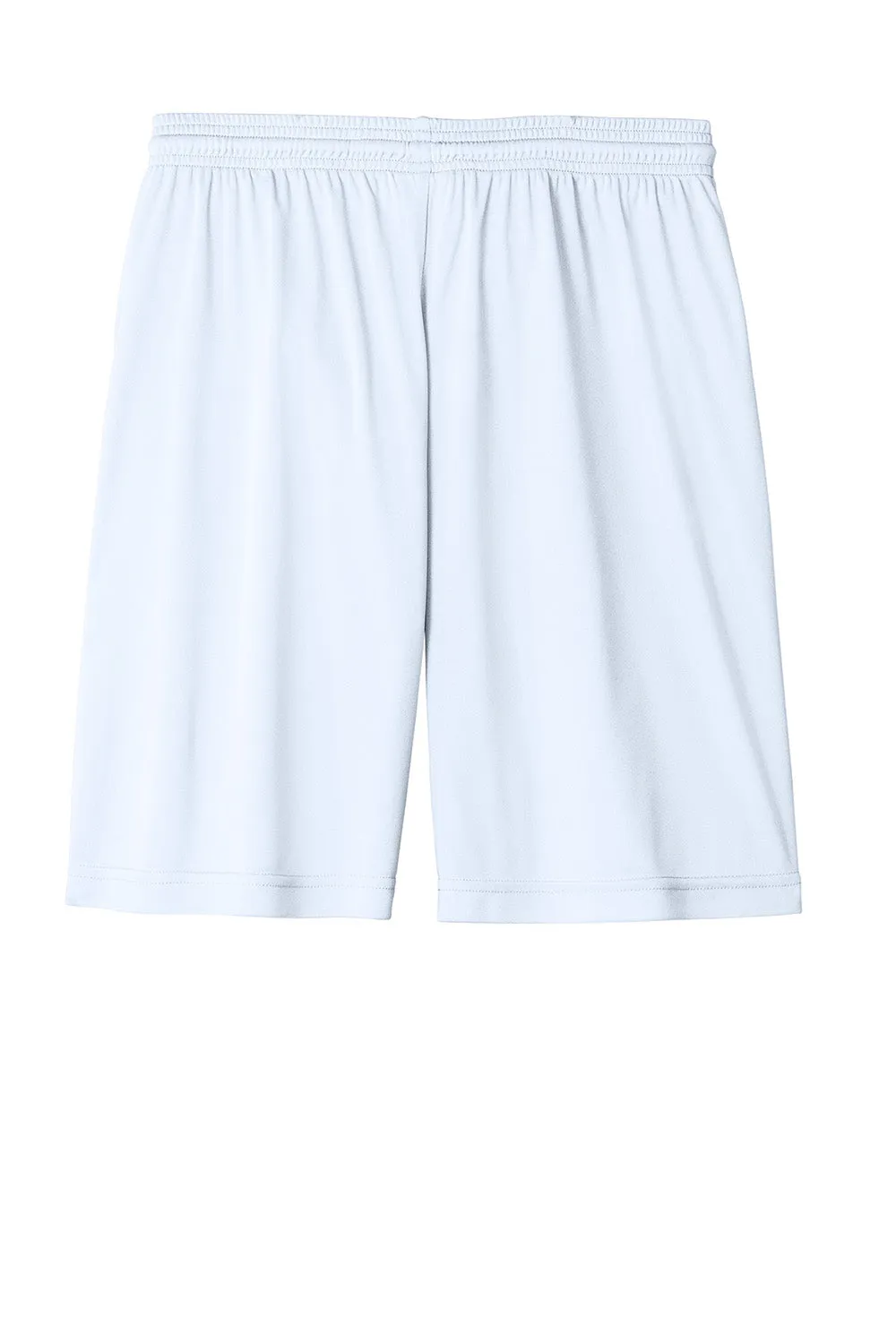 Sport-Tek Herren Feuchtigkeitstransportierende Wettkampf-Sportshorts - Weiß