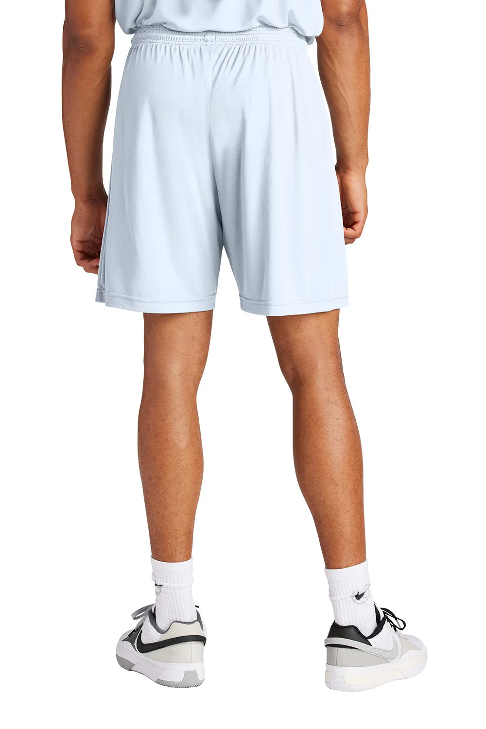 Sport-Tek Herren Feuchtigkeitstransportierende Wettkampf-Sportshorts - Weiß