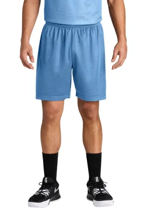Sport-Tek Herren Feuchtigkeitstransportierende Mesh-Sportshorts - Carolina Blau