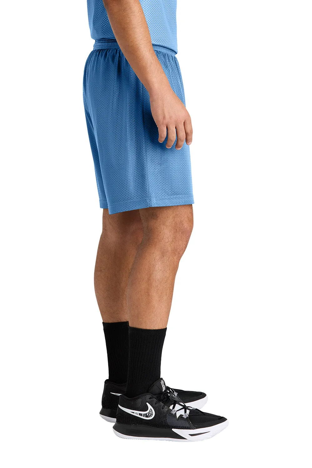 Sport-Tek Herren Feuchtigkeitstransportierende Mesh-Sportshorts - Carolina Blau