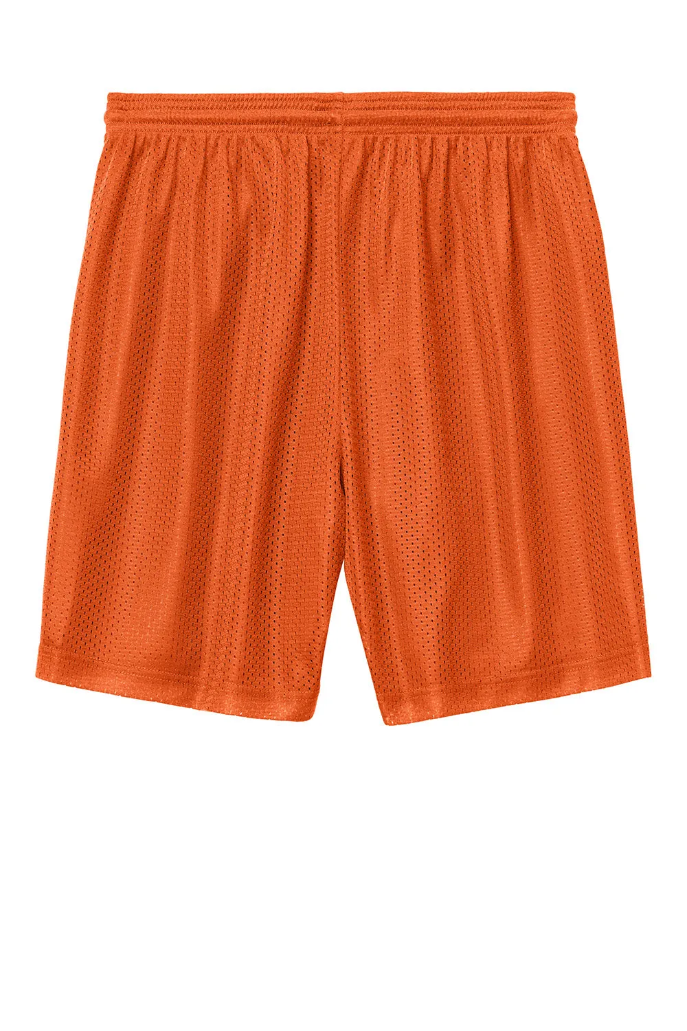 Sport-Tek Herren Feuchtigkeitstransportierende Mesh-Sportshorts - Tiefes Orange