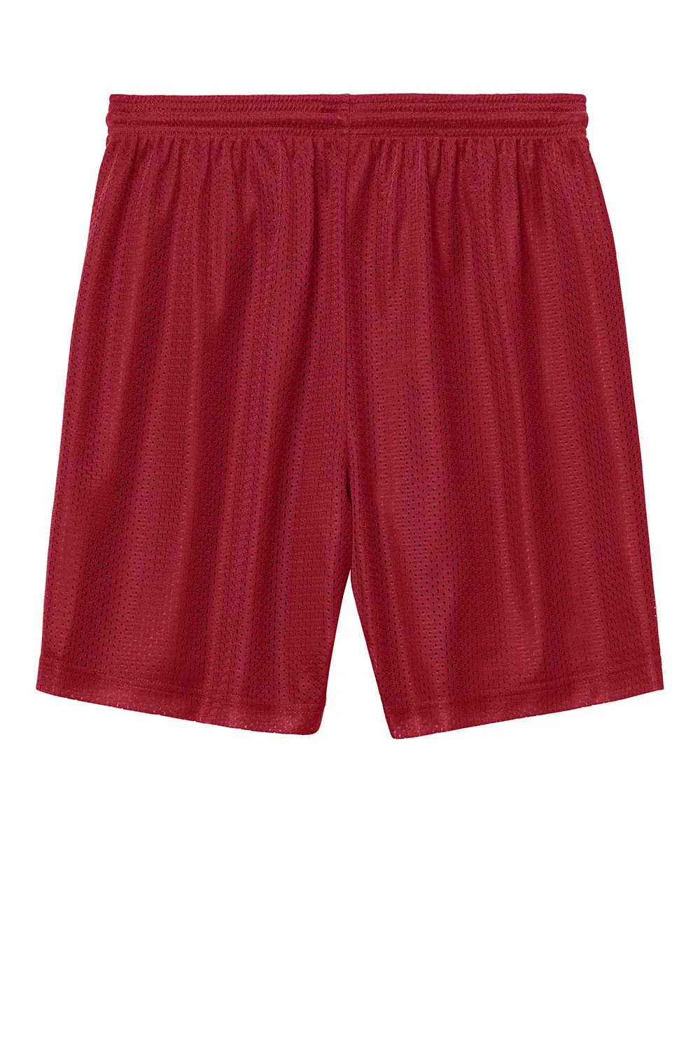 Sport-Tek Herren Feuchtigkeitstransportierende Mesh-Sportshorts - Tiefrot