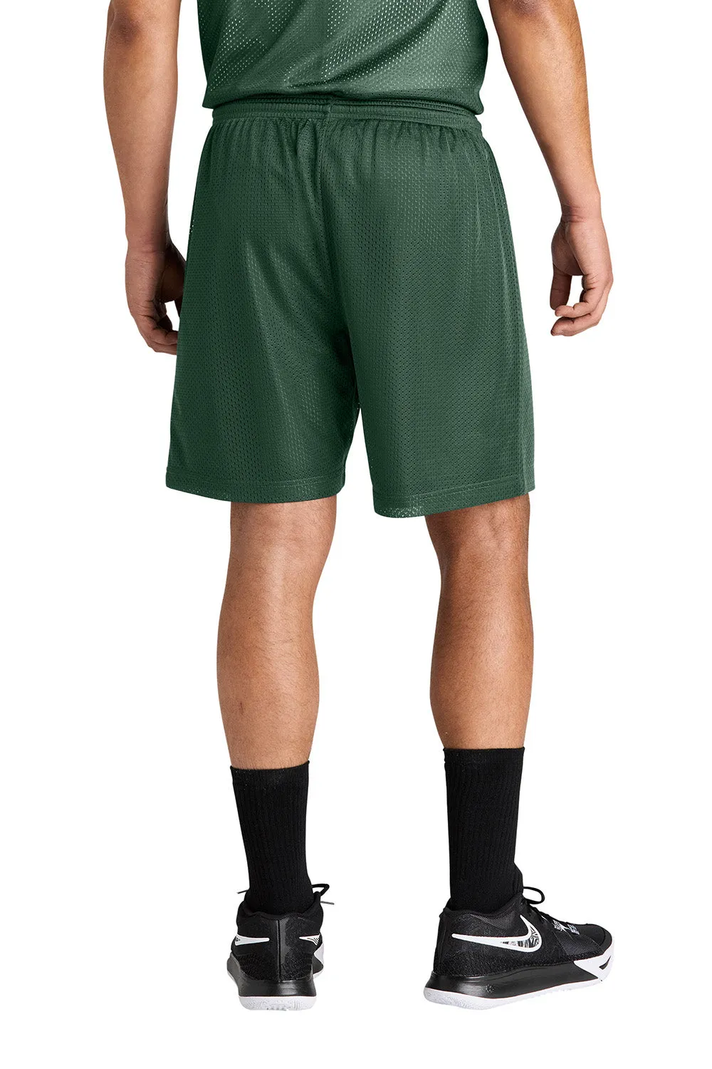Sport-Tek Herren Feuchtigkeitstransportierende Mesh-Sportshorts - Waldgrün