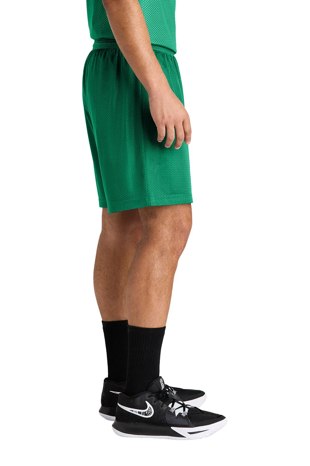 Sport-Tek Herren Feuchtigkeitstransportierende Mesh-Sportshorts - Kellygrün