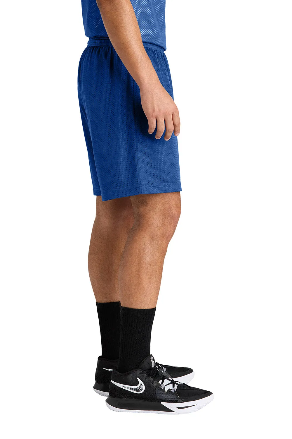 Sport-Tek Herren Feuchtigkeitstransportierende Mesh-Sportshorts - Echtes Königsblau