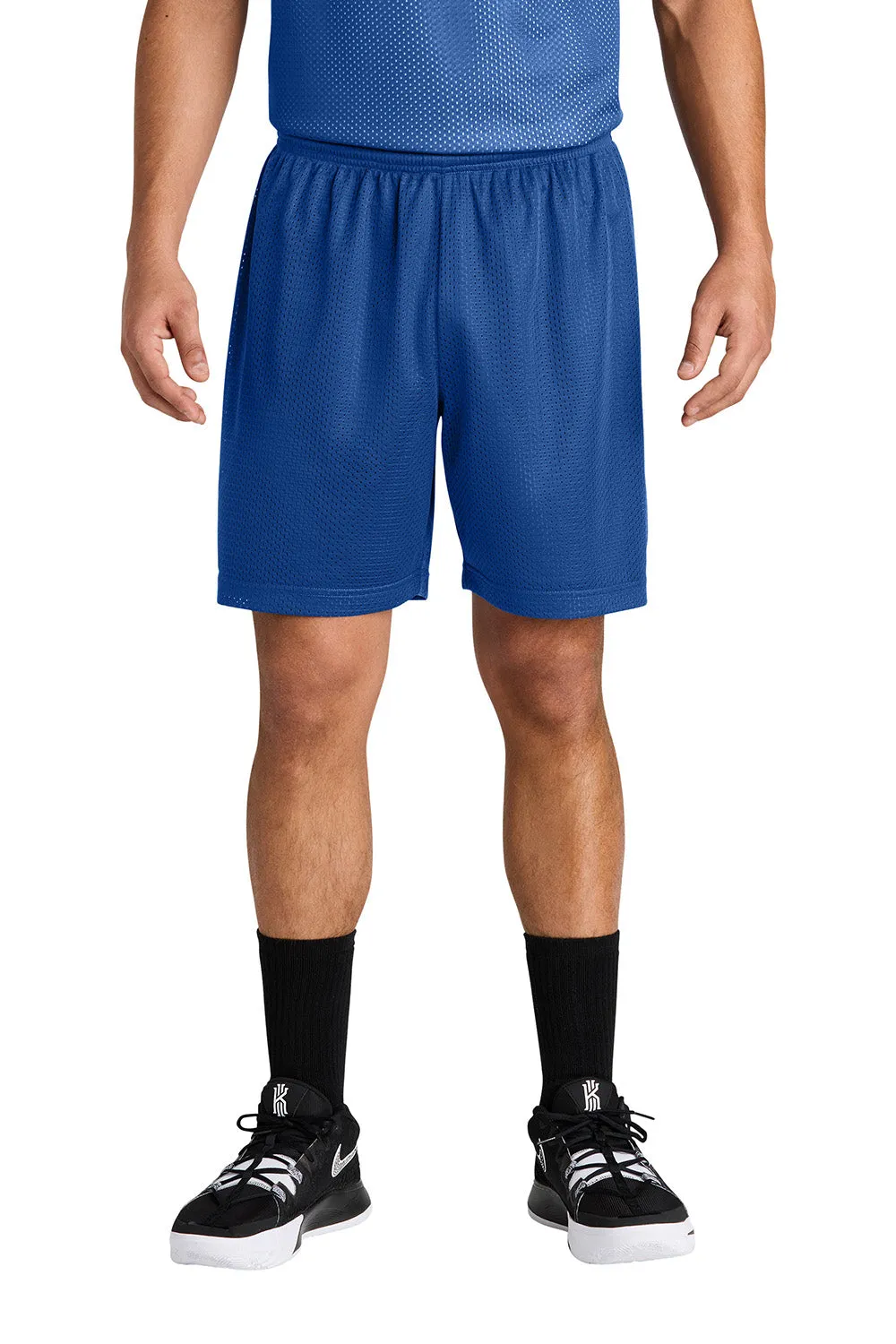 Sport-Tek Herren Feuchtigkeitstransportierende Mesh-Sportshorts - Echtes Königsblau